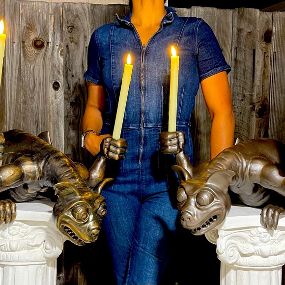 Haunted Mansion Decor Gargoyle Large 10" Tall Giant - Picture 1 of 10